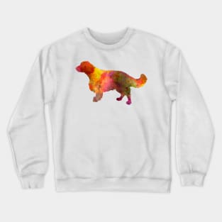 Welsh Springer Spaniel in watercolor Crewneck Sweatshirt